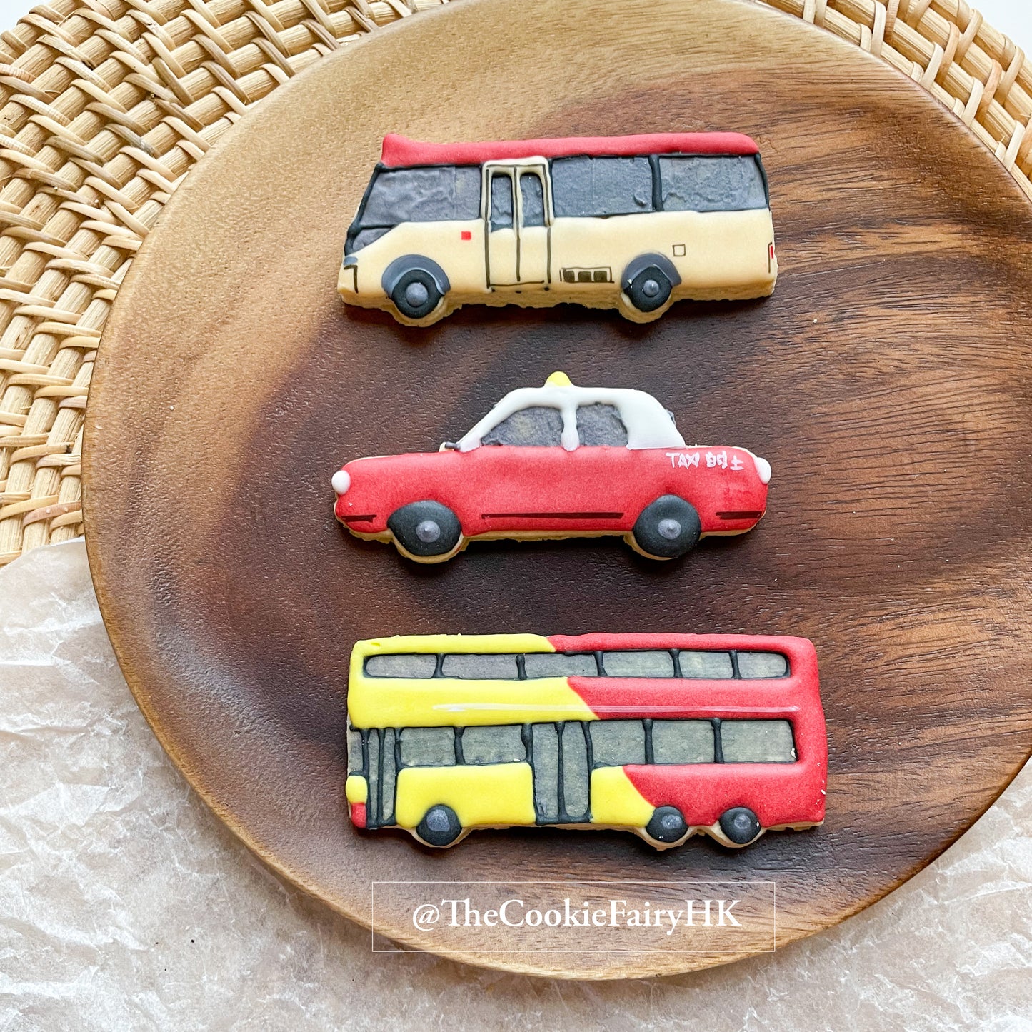 Hong Kong Theme cookie cutters - Transportation set